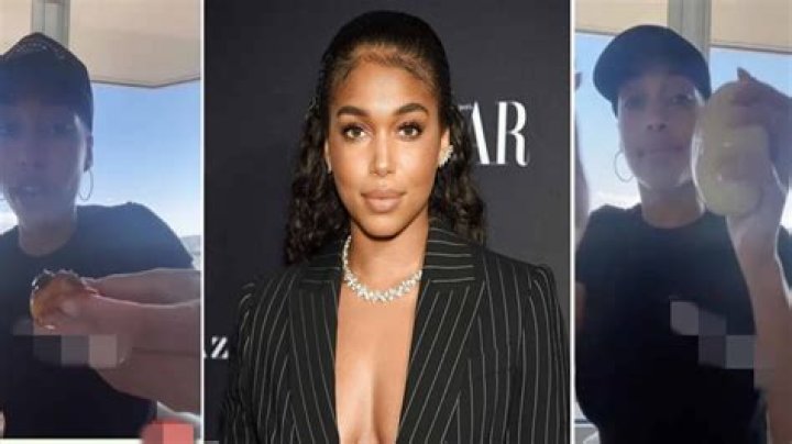 
American Model, Lori Harvey, Stirs Reactions As She Eats Fufu And Egusi With A Bottle Of Palm Wine 