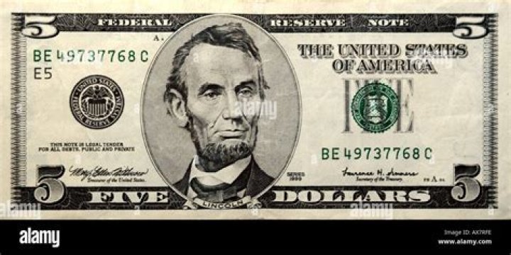 Are 5 dollar bills rare?