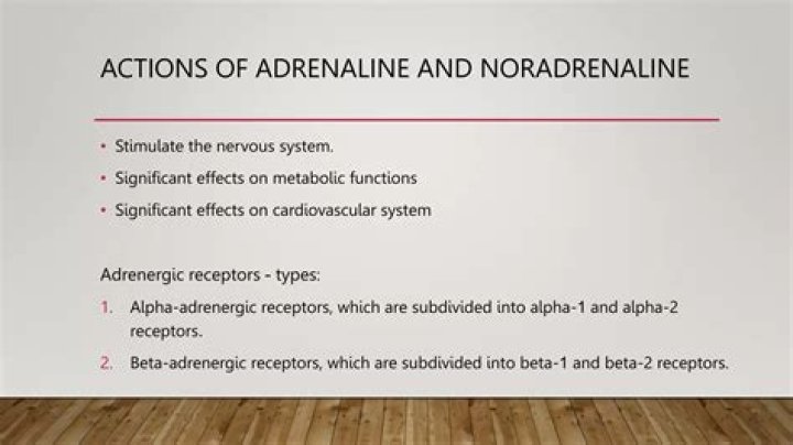 Are adrenaline and noradrenaline antagonistic?