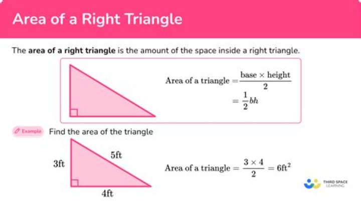 Are measurements of a right triangle?
