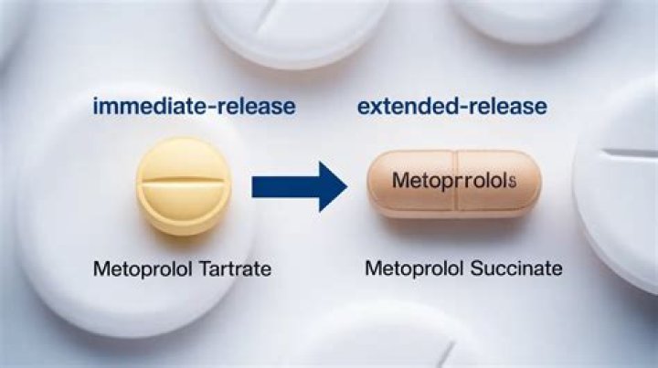 Are metoprolol tartrate and metoprolol succinate the same?