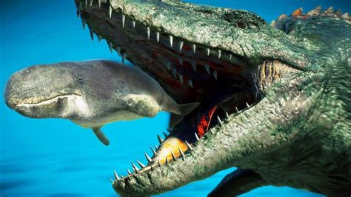 Are mosasaurus related to crocodiles?