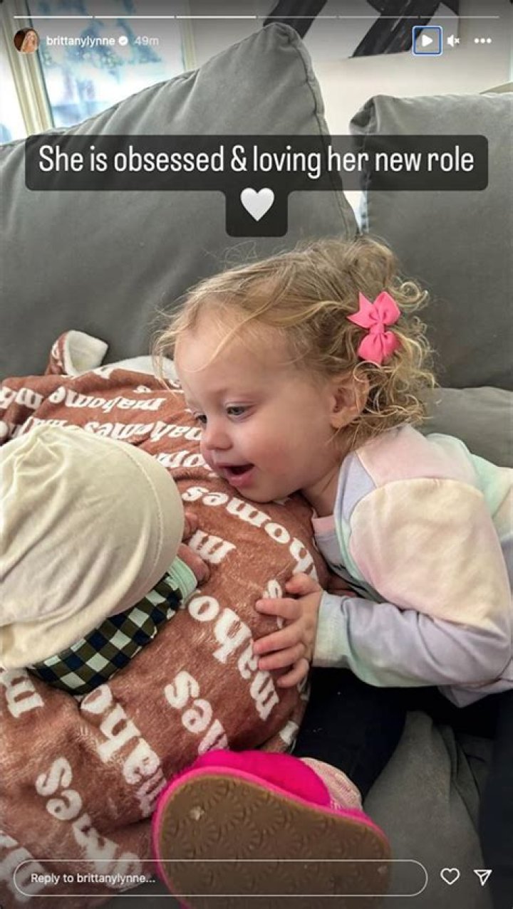 
Brittany Mahomes Shares Sweet Photo of Newborn Baby Boy with Big Sister Sterling: ‘She Is Obsessed’ 