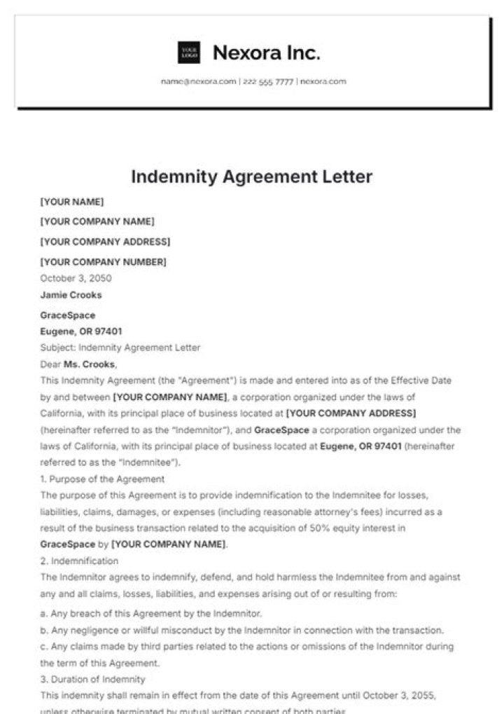 Can company indemnify director?