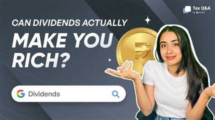 Can dividends make you rich?