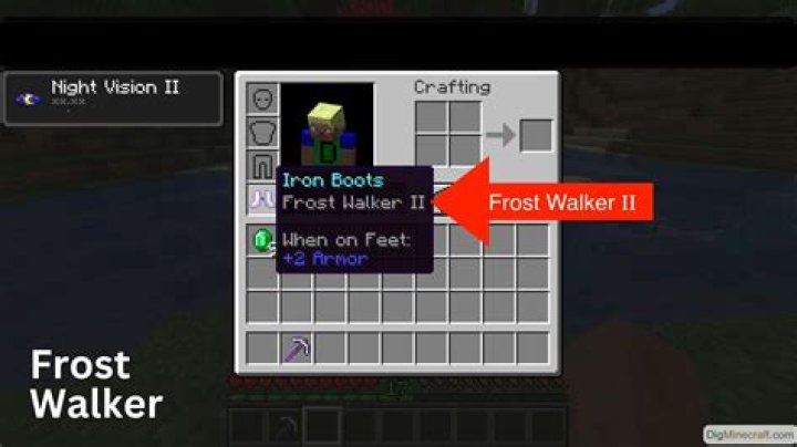 Can you get frost walker from enchanting table?