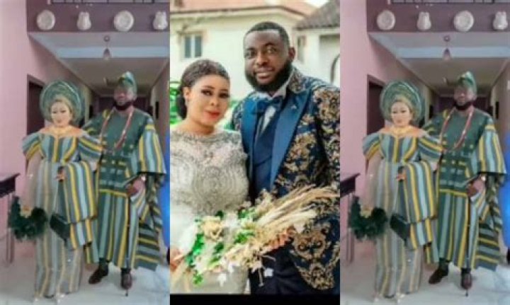
Congratulations pour in as Yoruba actress Adeniyi Temitayo secretly ties the knot with her lover 