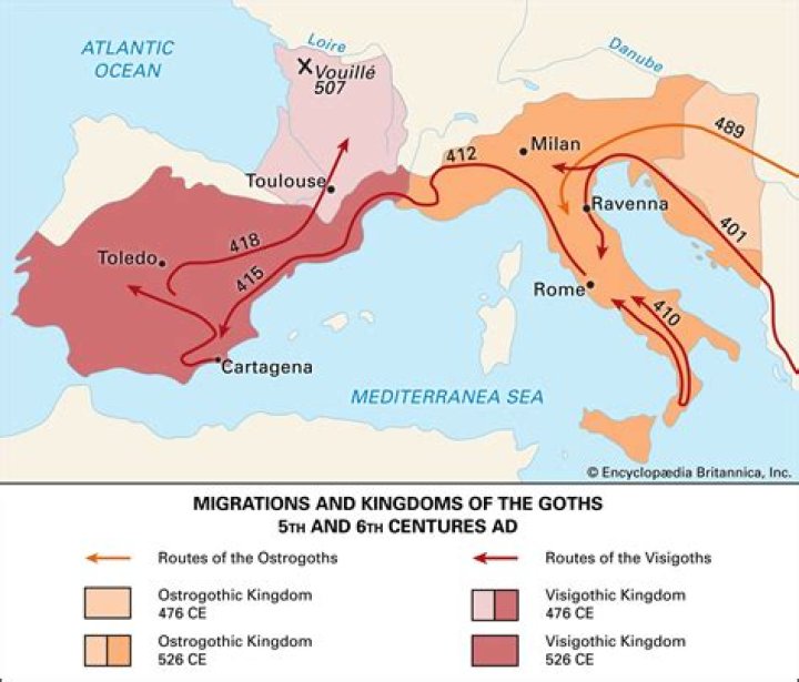 Did the ostrogoths invade rome?