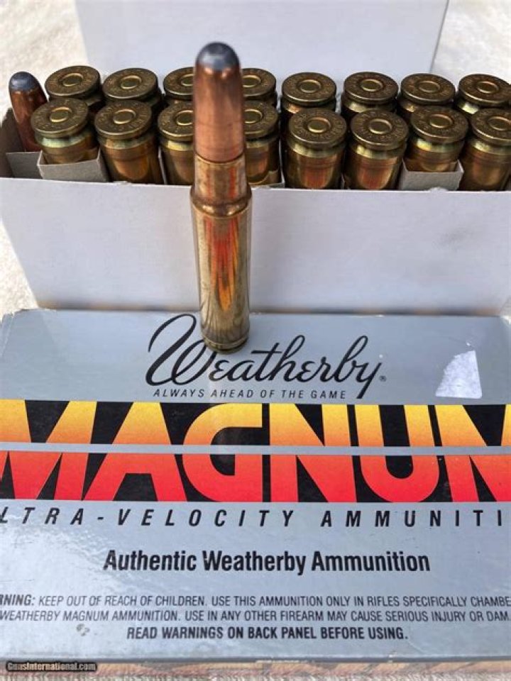 Do weatherby rifles require weatherby ammo?