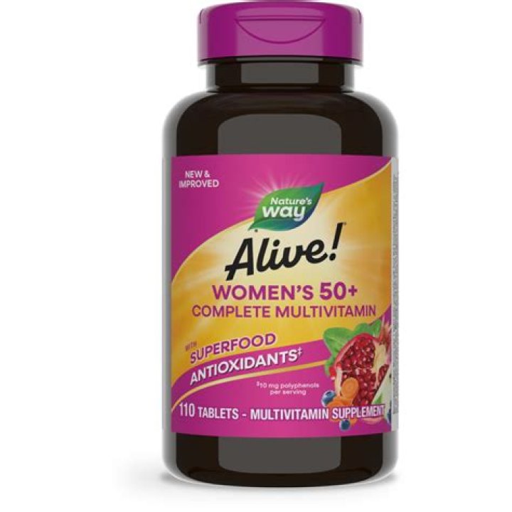 Does alive women's 50+ contain iron?