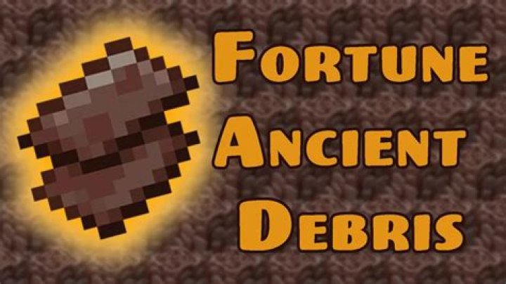Does fortune 3 work on ancient debris?