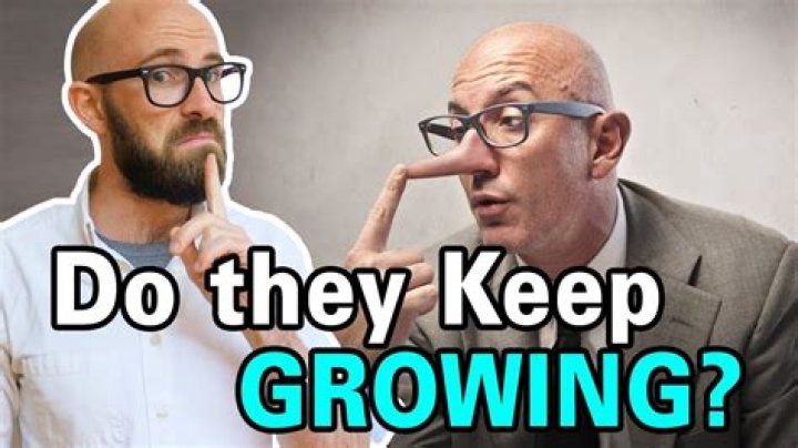 Does noses ever stop growing?