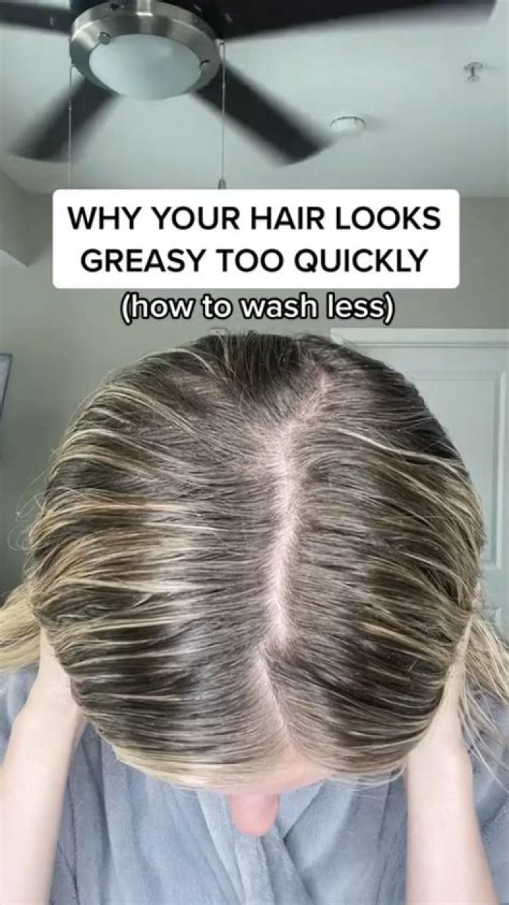 Does touching your hair make it greasy?