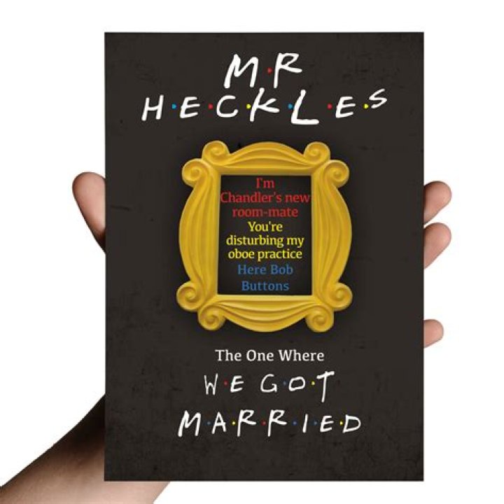 How did mr heckles dies in friends?