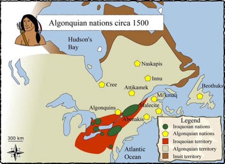 How did the algonquin civilization end?