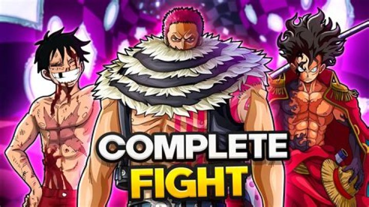 How luffy defeat katakuri?