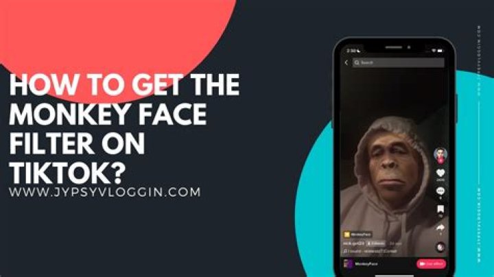 
How To Get The Monkey Face Filter On TikTok? 