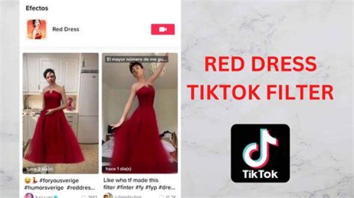 
How To Get The Red Dress Filter On TikTok? This TikTok Trend Makes Everyone Laugh 