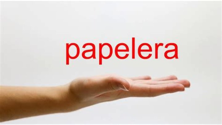 How to pronounce papelera?