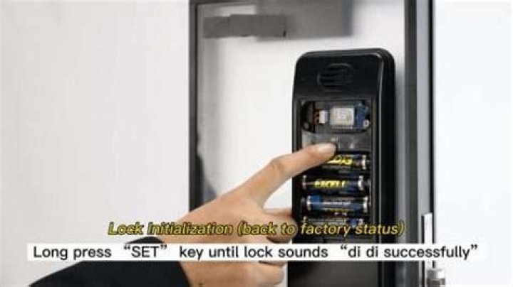 How to reset digital lock?