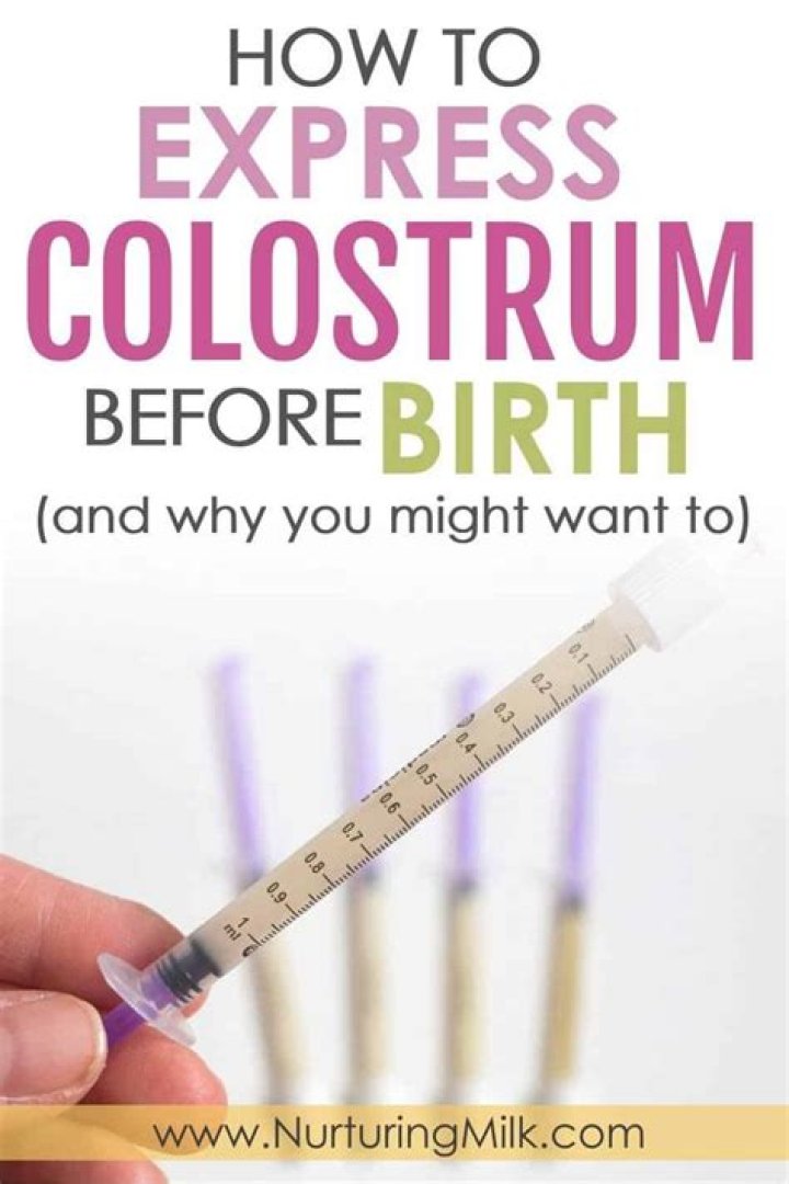 How to start expressing colostrum?