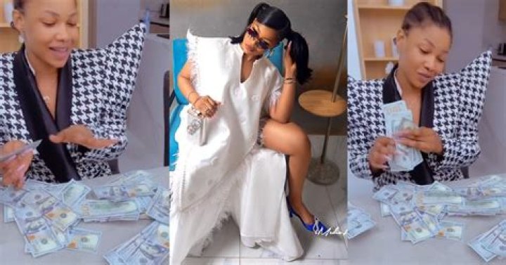 
“I’m Here To Chill On My Own Terms, No Men” – Tacha Says As She Shows Off Wads Of Dollar Bills In Dubai 