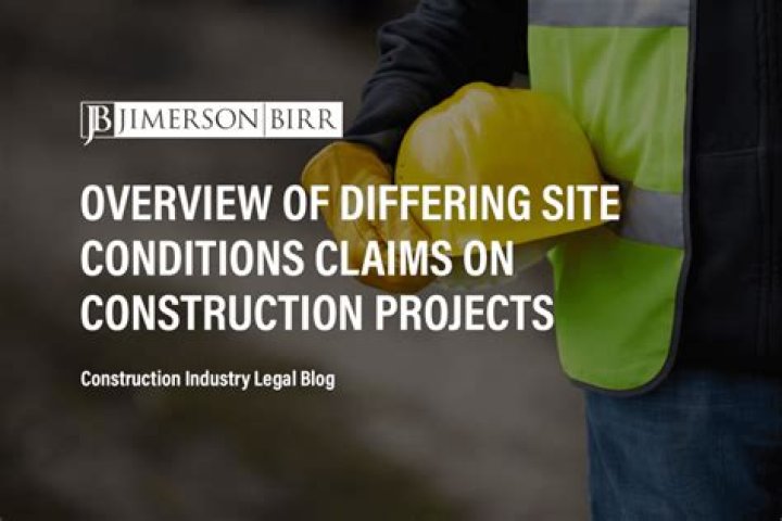 In construction differing site conditions?