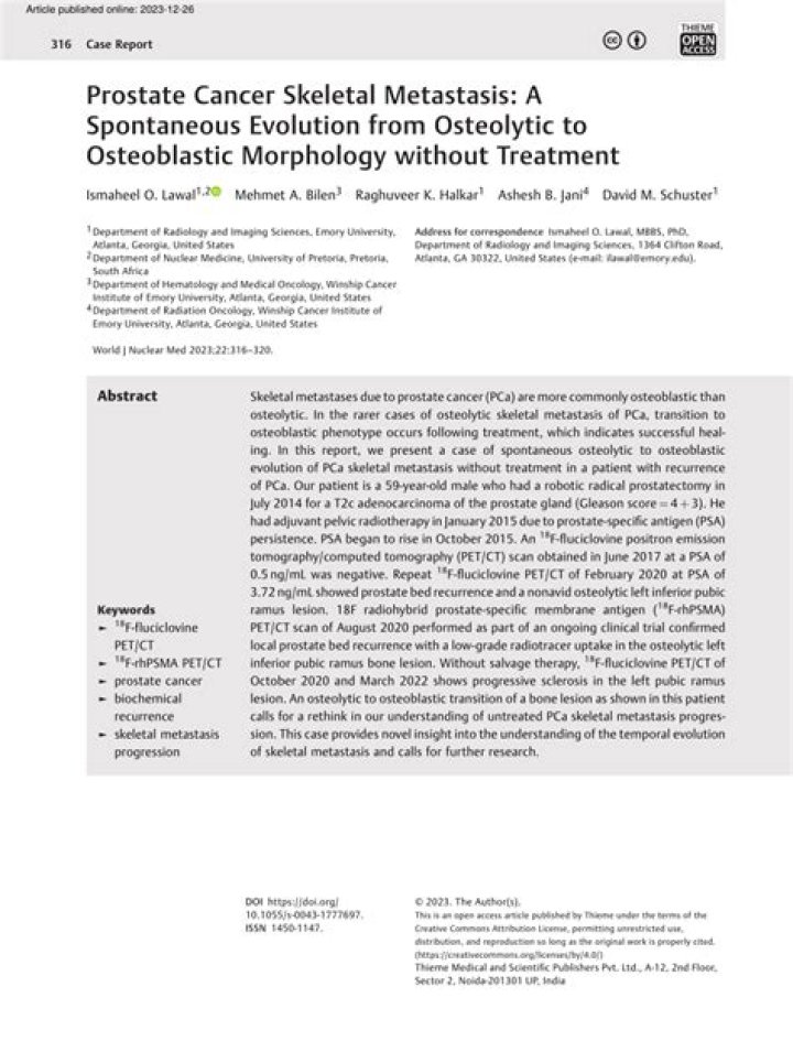 Is prostate cancer osteolytic or osteoblastic?