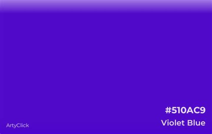 Is violet blue a color?