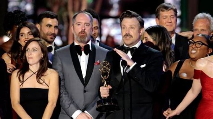 
Jason Sudeikis Thanks His Kids, Otis and Daisy, In ‘Ted Lasso’ Comedy Series Emmy Speech 