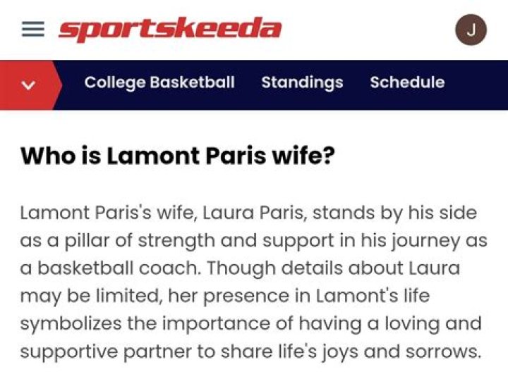 Lamont Paris Wife, Salary And Net Worth – How Much Is Coach Annual Earnings?