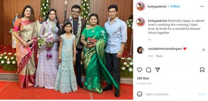 Music Director D Imman Gets Married Again, Meet His New Wife Amelie