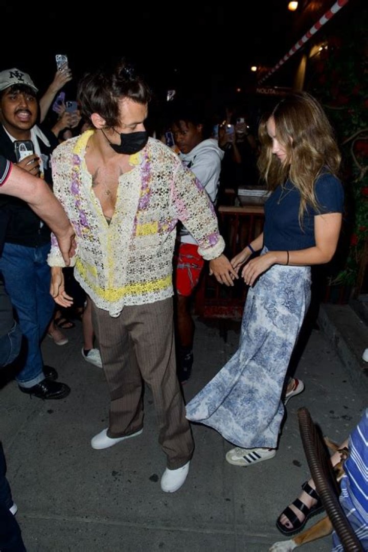 
Olivia Wilde, Harry Styles Hold Hands During Casual Date Night in NYC 