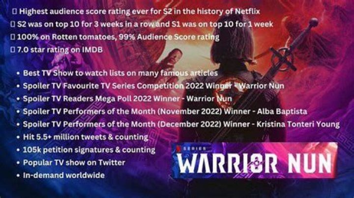 
Warrior Nun fans demand Netflix ”correct their mistake” 