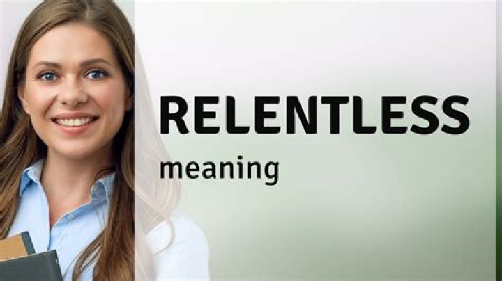Was does relent mean?