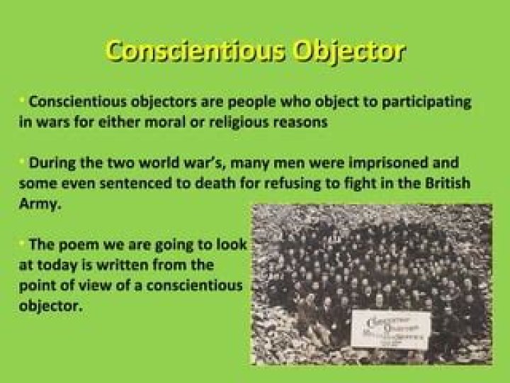 Were conscientious objectors jailed?