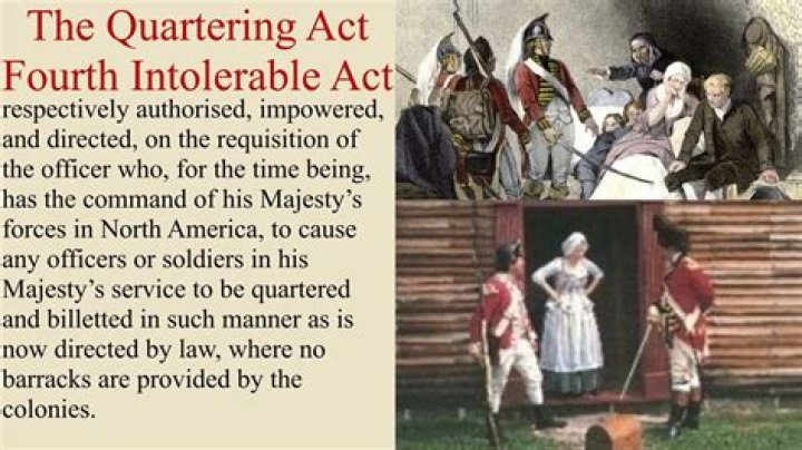 Were was the quartering act?