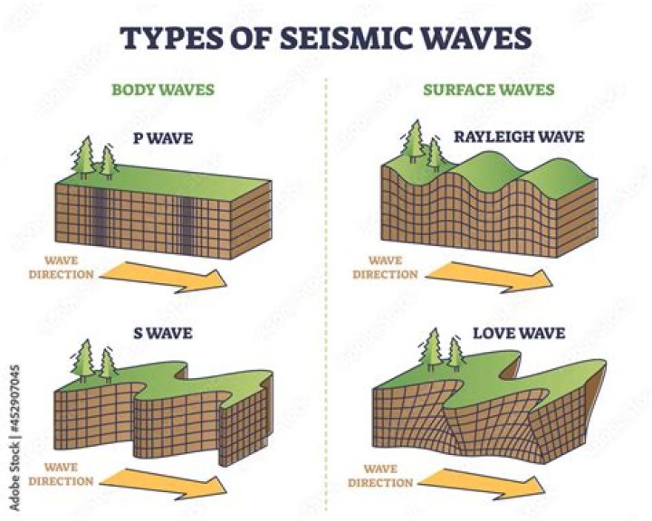 What are the 4 types of seismic waves?