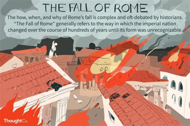 What caused downfall of rome?