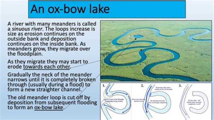 What causes an oxbow lake?