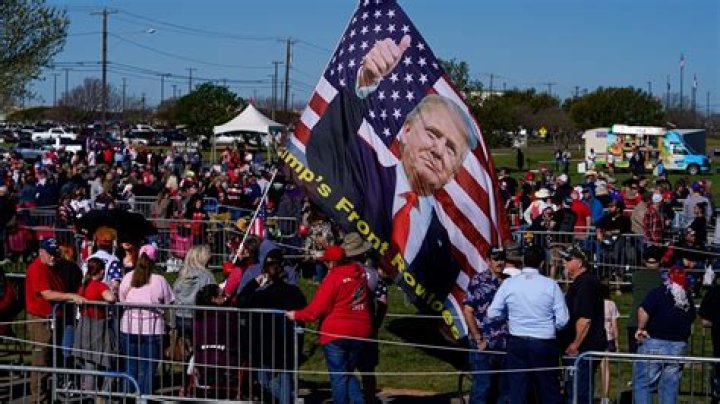 
What did Donald Trump say at the Waco, Texas rally on Saturday? 
