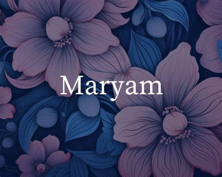 What does mariam mean?