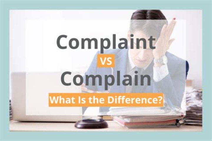 What is difference between complain and complaint?