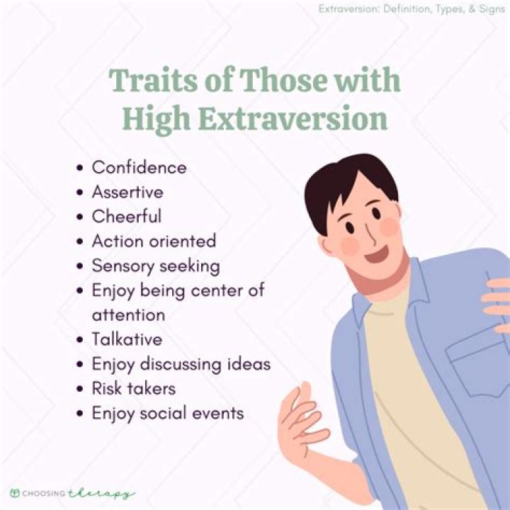 What is extraversion in personality?