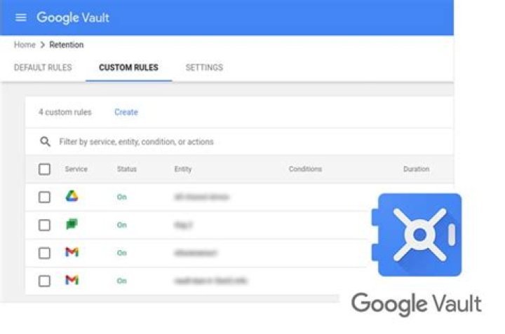 What is google vault?