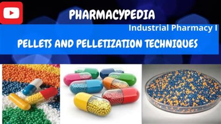 What is pelletization in pharmaceuticals?
