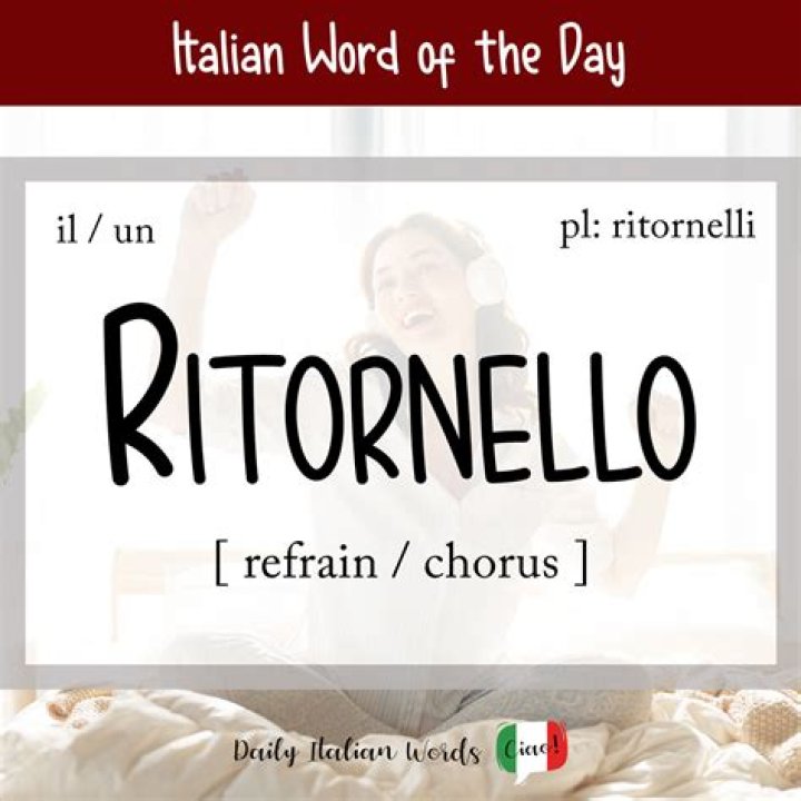 What is ritornello quizlet?