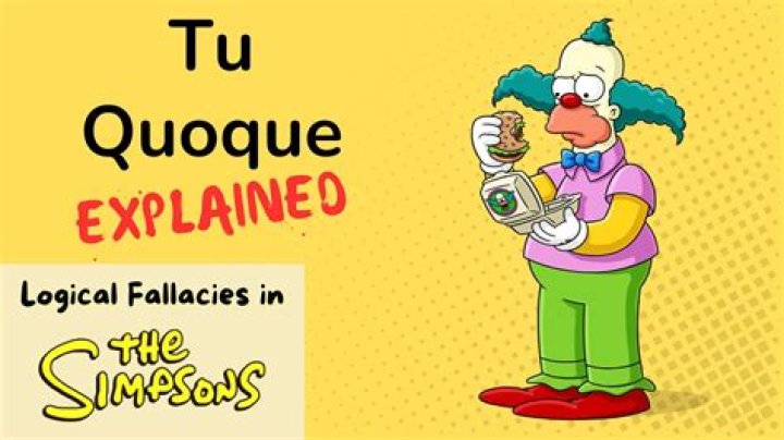 What is tu quoque?