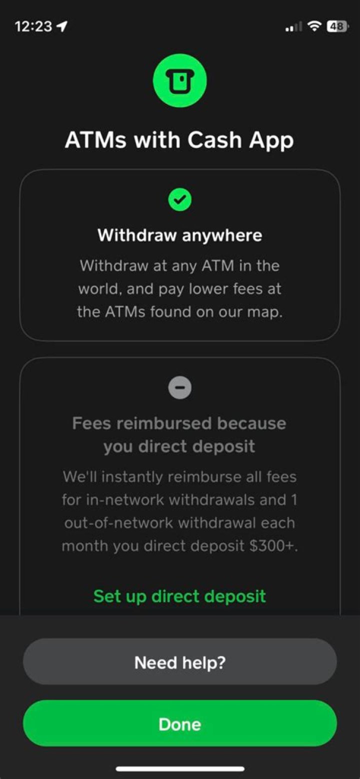 Whats cash app atm limit?