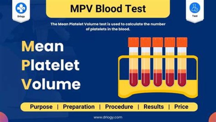 Whats high mpv in blood test?